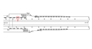 京急／汐入駅／／№21017駅看板・駅広告、位置図