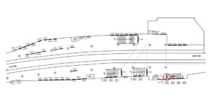 京急／横須賀中央駅／／№22019駅看板・駅広告、位置図