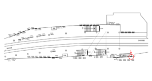 京急／横須賀中央駅／／№22001駅看板・駅広告、位置図