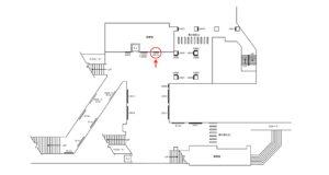 京急／横須賀中央駅／／№43010駅看板・駅広告、位置図