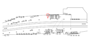 京急／横須賀中央駅／／№21005駅看板・駅広告、位置図