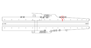 京急／馬堀海岸駅／／№31002駅看板・駅広告、位置図
