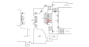 京急／汐入駅／／№23005駅看板・駅広告、位置図