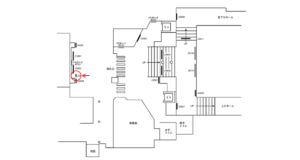 京急／汐入駅／／№23010駅看板・駅広告、位置図