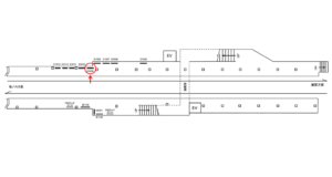 京急／京急大津駅／／№31009駅看板・駅広告、位置図