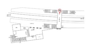 京急／北久里浜駅／／№41001駅看板・駅広告、位置図