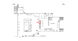 JR／藤沢駅／橋上本屋口／№104駅看板・駅広告、位置図