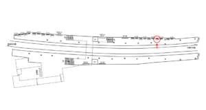 京急／北久里浜駅／／№21104駅看板・駅広告、位置図