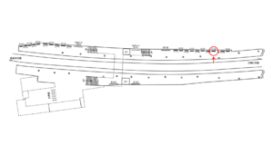 京急／北久里浜駅／／№21103駅看板・駅広告、位置図