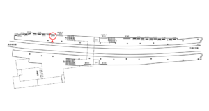 京急／北久里浜駅／／№21111駅看板・駅広告、位置図