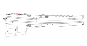 京急／北久里浜駅／／№21113駅看板・駅広告、位置図