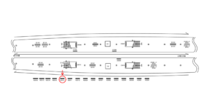 京急／京急久里浜駅／／№42012駅看板・駅広告、位置図