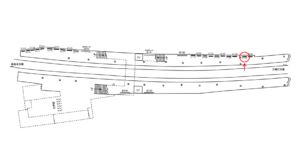 京急／北久里浜駅／／№21102駅看板・駅広告、位置図