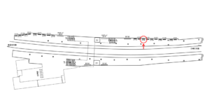 京急／北久里浜駅／／№21108駅看板・駅広告、位置図