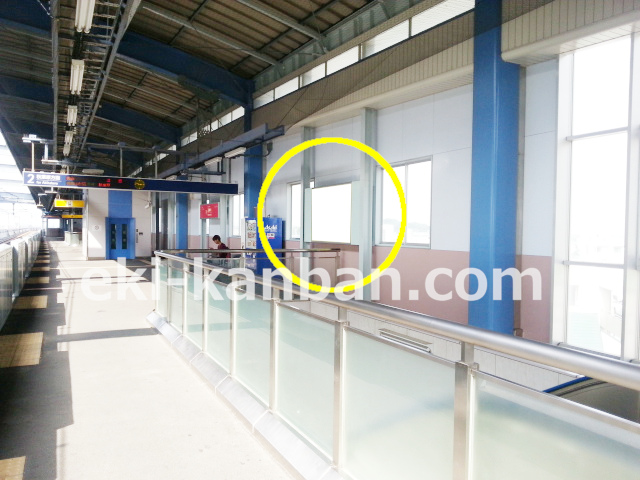 つくばエクスプレス 三郷中央駅 上りホーム№7