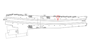 京急／北久里浜駅／／№21110駅看板・駅広告、位置図