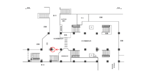 JR／武蔵浦和駅／本屋改札外／№52駅看板・駅広告、位置図