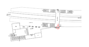 京急／北久里浜駅／／№23007駅看板・駅広告、位置図