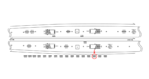 京急/京急久里浜駅//№42003駅看板・駅広告、位置図
