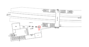 京急／北久里浜駅／／№23001駅看板・駅広告、位置図