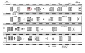 JR／池袋駅／外回りホーム／№16駅看板・駅広告、位置図