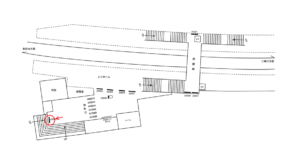 京急／北久里浜駅／／№43002駅看板・駅広告、位置図