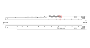 京急／六浦駅／／№31006駅看板・駅広告、位置図
