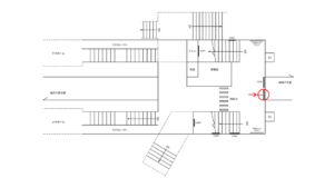 京急／六浦駅／／№23004駅看板・駅広告、位置図
