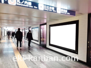 東京メトロ／銀座駅／丸ノ内線／№50駅看板・駅広告、写真1