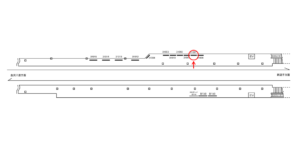 京急／六浦駅／／№31007駅看板・駅広告、位置図