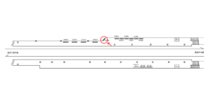 京急／六浦駅／／№31004駅看板・駅広告、位置図