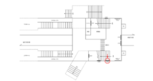 京急／六浦駅／／№23005駅看板・駅広告、位置図