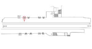京急／京急田浦駅／／№41103駅看板・駅広告、位置図