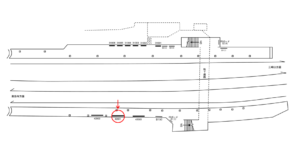 京急／逸見駅／／№42001駅看板・駅広告、位置図