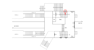 京急／六浦駅／／№23008駅看板・駅広告、位置図