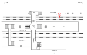 JR／逗子駅／下り線側／№27駅看板・駅広告、位置図