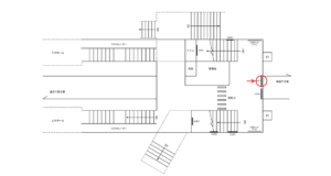 京急/六浦駅//№23003駅看板・駅広告、位置図