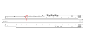 京急／六浦駅／／№31015駅看板・駅広告、位置図