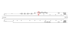 京急／六浦駅／／№31003駅看板・駅広告、位置図