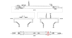 東京メトロ／二重橋前〈丸の内〉駅／千代田線／№2駅看板・駅広告、位置図