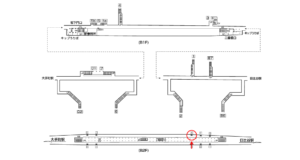 東京メトロ／二重橋前〈丸の内〉駅／千代田線／№8駅看板・駅広告、位置図