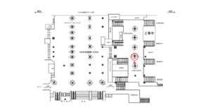 JR／横浜駅／南口改札内／№68駅看板・駅広告、位置図