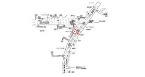 東京メトロ／銀座駅／丸ノ内線／№41駅看板・駅広告、位置図