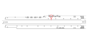京急／六浦駅／／№31010駅看板・駅広告、位置図