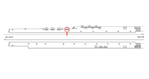 京急／六浦駅／／№31012駅看板・駅広告、位置図