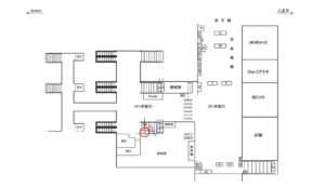 JR／橋本駅／本屋口／№17駅看板・駅広告、位置図