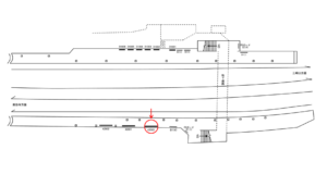 京急／逸見駅／／№42003駅看板・駅広告、位置図