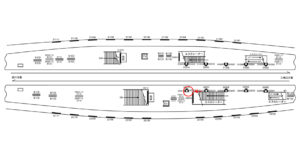 京急／上大岡駅／／№52013駅看板・駅広告、位置図