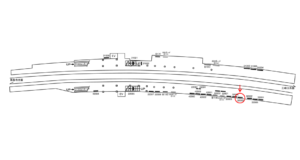 京急／能見台駅／／№32003駅看板・駅広告、位置図