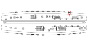 京急／上大岡駅／／№21101駅看板・駅広告、位置図